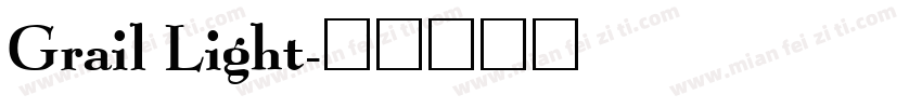 Grail Light字体转换
